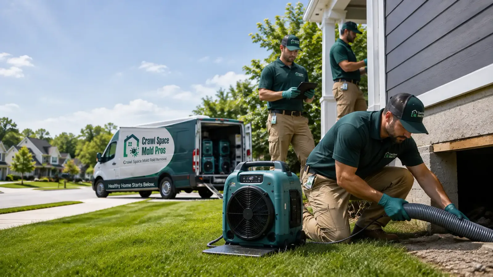 Crawl Space Mold Removal in Woolford, MD